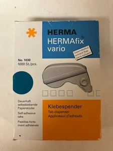 Hermafix Self Adhesive Tab Dispenser Solvent Free Open Box - Picture 1 of 2