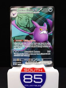 Team Rocket's Crobat ex 217/182 Ultra Rare  SV10: Destined Rivals Pokemon TCG NM - Picture 1 of 2