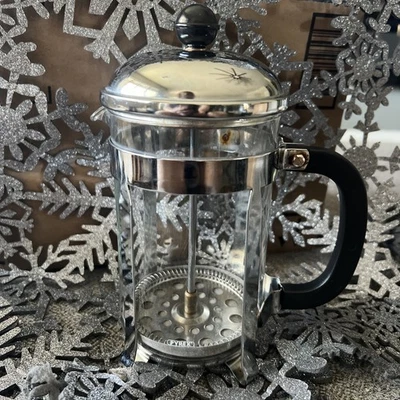 Prensa de café francesa Pyrex de colección 24 oz en buen estado 4”Rd X 9”^ Foto 1 de 4