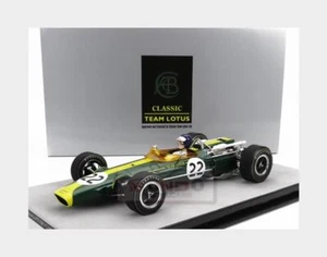 1:18 TECNOMODEL Lotus F1 43 #22 Monza Italy Gp + Figure 1966 Clark TMD18-188B - Foto 1 di 2