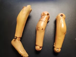 Vintage 1966 Ideal Captain Action Figure Parts For Restoration- 3 Lower Legs - Picture 1 of 7