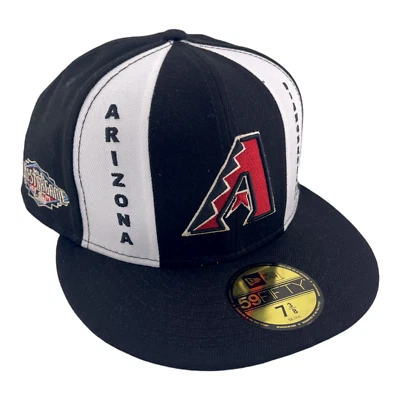 New Era Arizona Diamondbacks All Star Game 2011 Pinwheel Black/White 59FIFTY Hat - Image 1 of 4