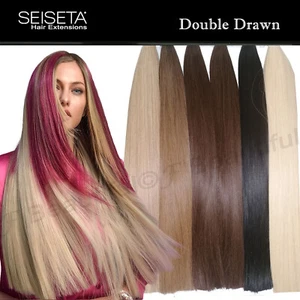 Keratin Echthaar Extension Double Drawn 1 Gramm SEISETA 20 Strähnen - Bild 1 von 31