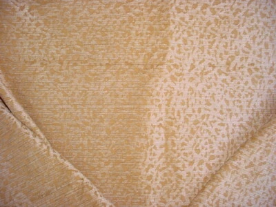 1-3/4Y Vervain 5011402 Cantaloupe Hide Brass Cheetah Chenille Upholstery Fabric - Image 1 of 3