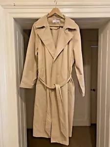 La Redoute Camel belted trenchcoat jacket - Size 18 Light Draping - Picture 1 of 2