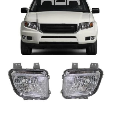 Par de luces de conducción de faros para Honda Ridgeline 2009-2014 pasajero y conductor Foto 1 de 4