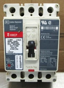 Cutler-Hammer 15 Amp 600V-AC 3-poliger Motorschutz Leitungsschutzschalter HMCPS015E0C - Bild 1 von 12