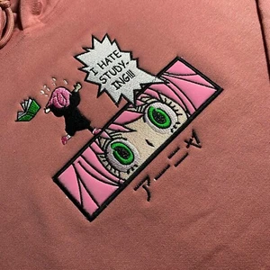 Sudadera con Capucha Camiseta Cuello Redondo Bordada Inspirada en Manga Anime Personalizada - Imagen 1 de 12