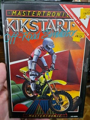 Kikstart Off-Road Simulater ICD 0056 Mastertronic for Commodore 64 Diskette - Image 1 of 3