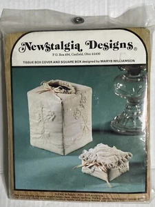 Newstalgia Designs Tissue Box Cover & Square Box Kit Merry B Williamson Quilting - Picture 1 of 5