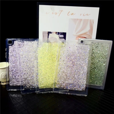 Tablet Glitter Bling Case Back Cover For Samsung Galaxy Tab A7 A8 S6 Lite S7 S8  - Image 1 of 4