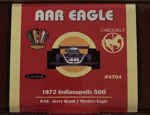 CAROUSEL 1 - AAR MYSTERY EAGLE JERRY GRANT 1972 INDIANAPOLIS 500 RACE CAR 1/18 - Picture 1 of 4