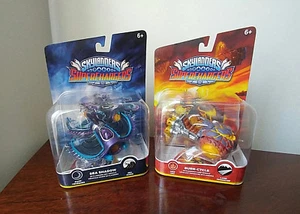 2 Skylanders Imaginators Super Chargers Burn Cycle & Sea Shadow New Sealed - Picture 1 of 2