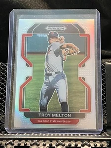 Troy Melton 2022 Prizm Draft Silver Prizm - #117 San Diego State / Tigers - Picture 1 of 2