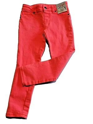 Pantalones de mezclilla para niñas Cat and & Jack 5 súper elásticos rosa neón cintura ajustable  Foto 1 de 4