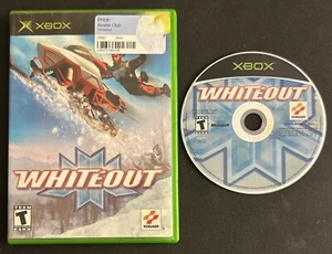 Microsoft Xbox Whiteout Snowmobile Racing Video Game (Konami 2002 Used) - Picture 1 of 10