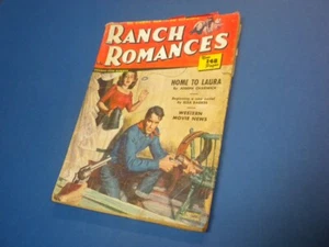 RANCH ROMANCES - June 2, 1952 - western PULP MAGAZINE great cover art! - Picture 1 of 5