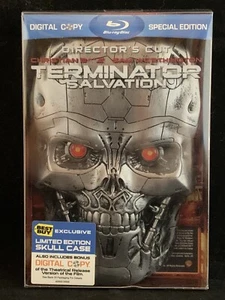 Terminator Salvation Blu-Ray Director’s Cut Skull Case Edition Best-Buy New - Picture 1 of 2
