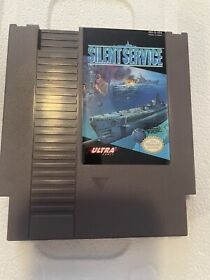 Silent Service NES (Nintendo Entertainment System, 1989)  TESTED AND WORKING