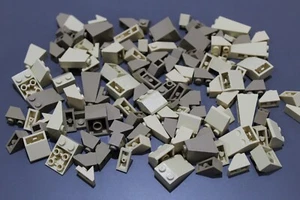 LEGO 120 tejas piedras inclinadas 33° 45° 75° negativo bronceado beige oscuro #3905 - Imagen 1 de 1