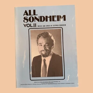 All Sondheim Vol II Broadway Sheet Music Book Piano Vocal 1983 - Picture 1 of 5