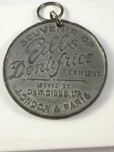 British Empire Exhibition Wembley 1924 Souvenir Medal - 'Gibbs Dentifrice' - Picture 1 of 3