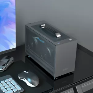 PcCooler MINI I100G PRO MESH MT ITX no power supply SFX12V USB Computer Case - Picture 1 of 5