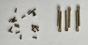 WRENN model railway Twenty Four Flat Head Valve Gear Pins AND SIX Piston Rods