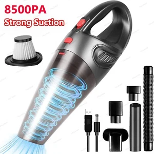Portable Cordless Handheld Car Vacuum Cleaner 120W Wet&Dry Duster Strong Suction - Picture 1 of 12