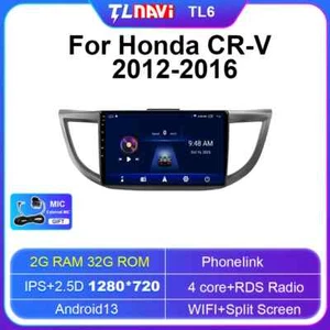 For Honda CR-V 2012-2016 GPS Navigation Carplay Car Radio Player Stereo Screen - Bild 1 von 32