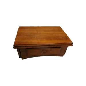Vintage Singer Sewing Machine Cabinet Table Desk/ Top Part Only- No legs - Picture 1 of 14