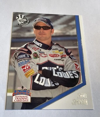 2004 PRESS PASS NASCAR #PP3 JIMMIE JOHNSON NATIONAL PROMO Multiple NASCAR WINS - Image 1 of 2