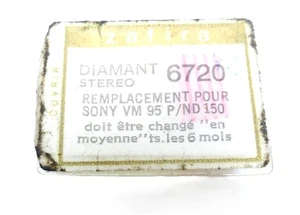 Zafira Ersatznadel 6720 für Sony VM95P ND150 Diamant Stereo Stylus NOS I589 - Bild 1 von 4