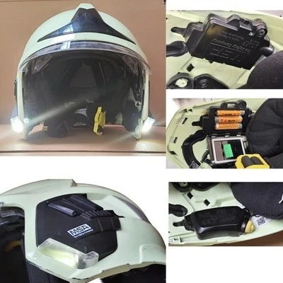 MSA Feuerwehrhelm GALLET F1 XF, mit LED-Lampe Firefighter, Visier klar Helm B- - Bild 1 von 2