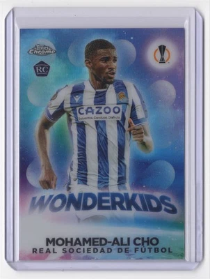 2022 Topps Chrome UEFA Club Competitions Wonderkids Mohamed-Ali Cho Rookie Real - Image 1 of 2