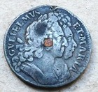 NO RESERVE 1690 William & Mary Tin Farthing 1/4d