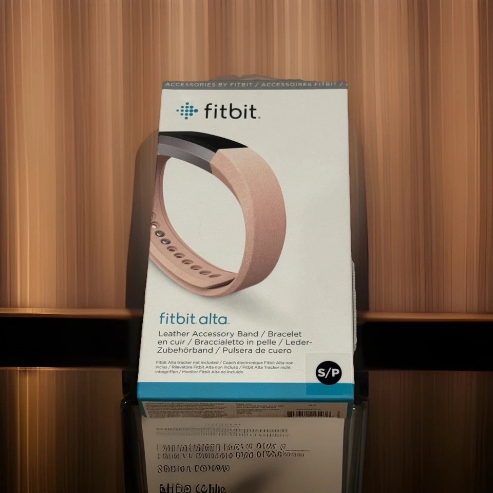 Fitbit ALTA Leather Band Replacement Accessory Small Pink Original