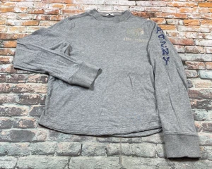 Abercrombie Shirt Youth Large Gray Muscle Long Sleeve Indian Preppy Casual Boys - Picture 1 of 11