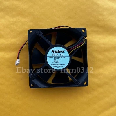 NIDEC D08A-24PU 18B 24V 0.10A 8025 8CM 3 fili ventola di raffreddamento - Immagine 1 di 2