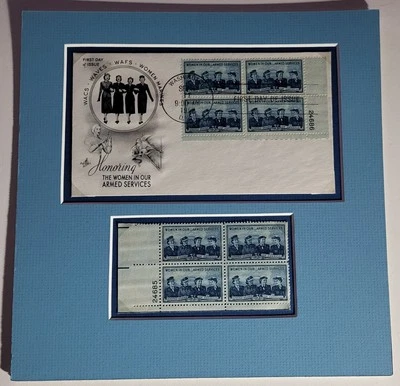  Women In Armed Forces 3c 1952 Stamp #929 Washington, DC Matted 9x9 FDC Cachet - Image 1 of 4