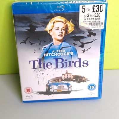ALFRED HITCHCOCK'S THE BIRDS BLU-RAY Rod Taylor Tippi Hedren Movie Film New UK R - Image 1 of 2