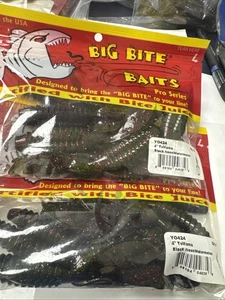 Big Bite Baits YoMama Creature Bait 3” Combo Pack de 2 Sandía Neón Negro - Imagen 1 de 5