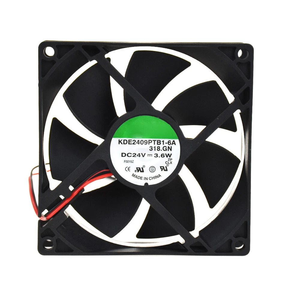 For Sunon KDE2409PTB1-6A 90*90*25mm DC24V 3.6W Inverter Cooling Fan 2Pin - Image 1 of 4