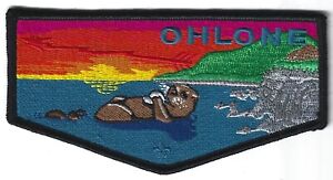 Ohlone Lodge 63 OA flap, sea otter on back, Raven Associates, mint FREE SHIPPING