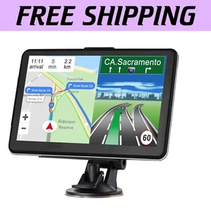 Premium Vehicle GPS Navigation with 7-Inch Screen, Voice Commands & Speed Alerts - Picture 1 of 11
