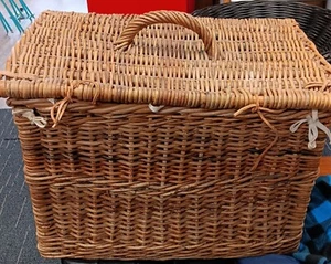 Cane Picnic Basket - Picture 1 of 4