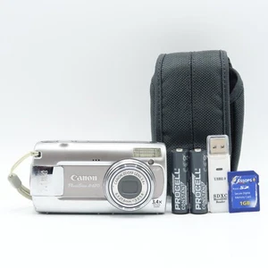 Canon PowerShot A470 7.1MP Compact Digital Camera Silver Tested Complete Kit - Picture 1 of 18