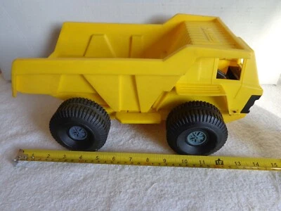 **Ideal MIGHTY MO Plastic Friction Dump Truck 14 Inches Vintage 1973** - Image 1 of 4