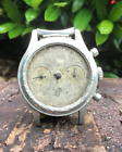 Vintage 1952 Longines Men's Chronograph Stainless Watch 30CH For Parts Repair