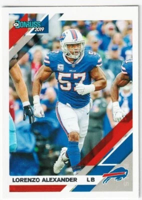 Lorenzo Alexander -  2019 Donruss #39 Buffalo Bills FOOTBALL - Image 1 of 2